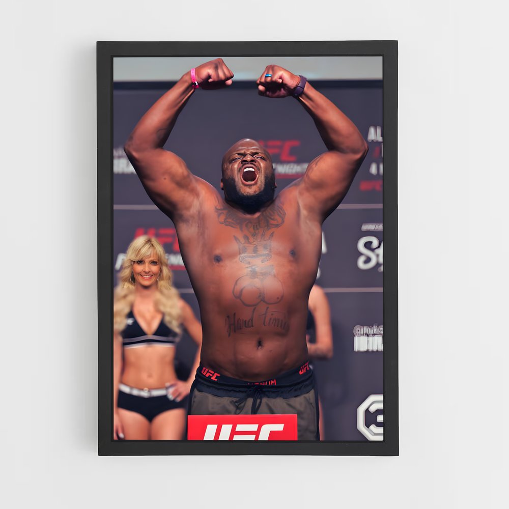 Poster Champion Intangible – affiche MMA (vue 2)